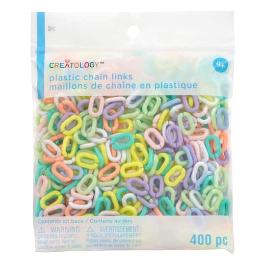 Pastel Plastic Chain Links by Creatology™, 400ct.
